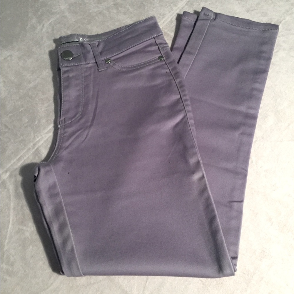 Express purple jeans